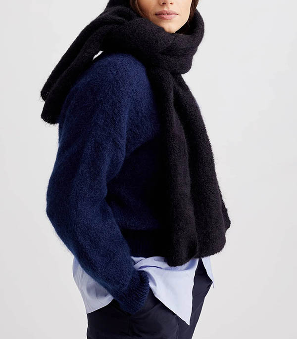 Pull Mohair Jane Navy Blue Surprise Paris