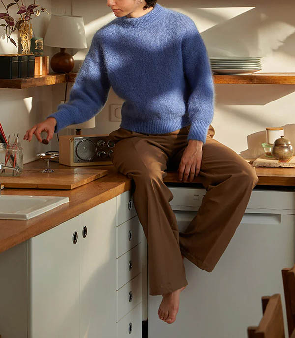 Pull Mohair Jane Blue Surprise Paris