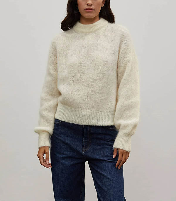 Pull Mohair Jane Cream Surprise Paris