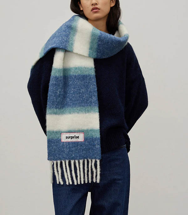 Écharpe en Alpaga Blue Surprise Paris