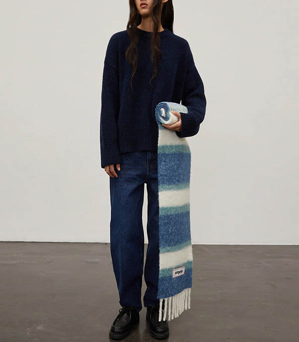 Écharpe en Alpaga Blue Surprise Paris