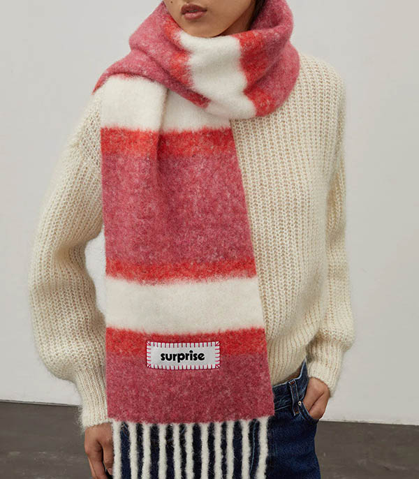 Écharpe en Alpaga Pink Surprise Paris