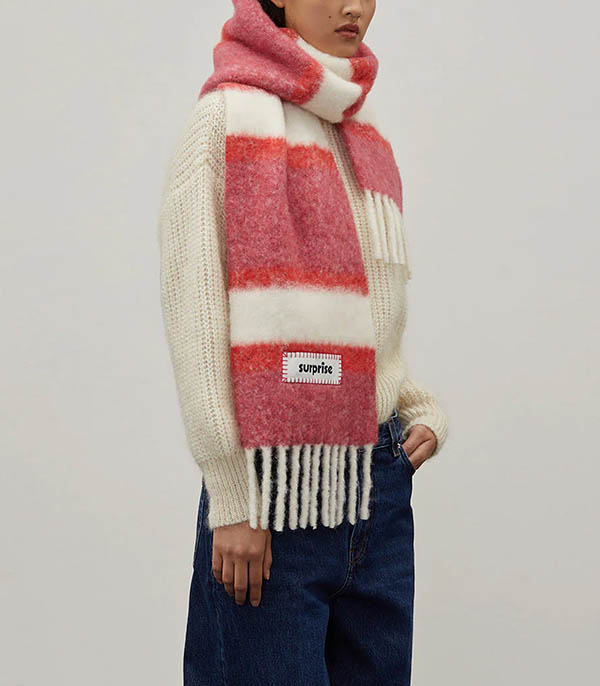 Écharpe en Alpaga Pink Surprise Paris