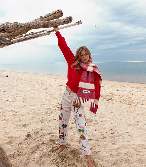 Écharpe en Alpaga Pink Surprise Paris