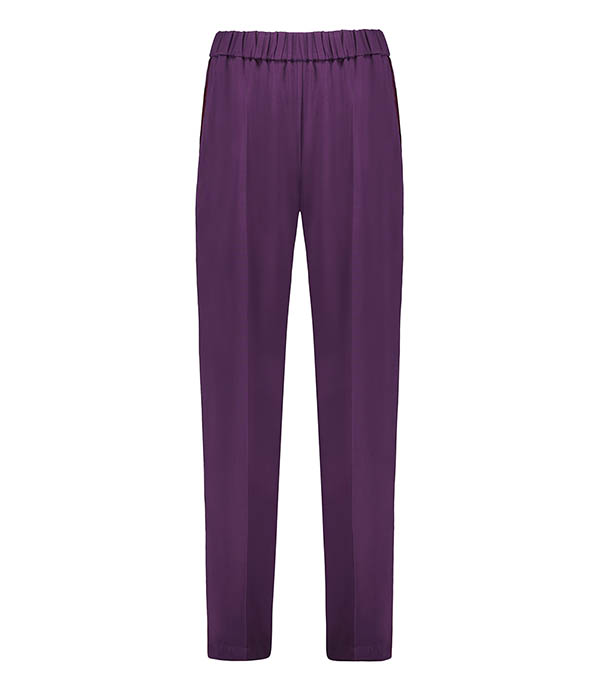 Pantalon Satin Side Bands Strech Cady crepe Ruby Forte Forte