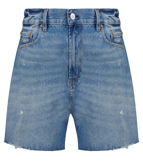 Short en denim Encons Wash Red Legend