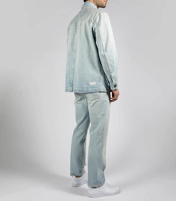 Jean homme Nathan Straight Bleu Clair Nine in the Morning