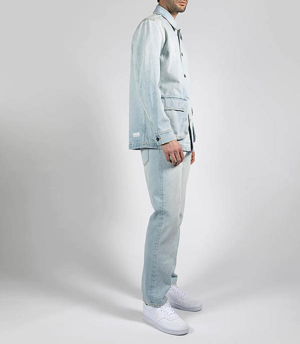 Jean homme Nathan Straight Bleu Clair Nine in the Morning