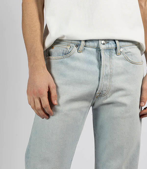 Jean homme Nathan Straight Bleu Clair Nine in the Morning