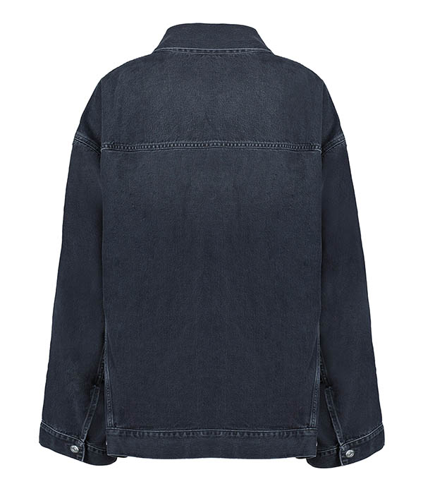 Veste en Denim Janet Black Tencel Haikure