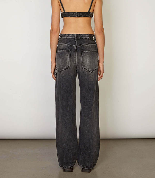 Jean Winona Spider Black  Haikure