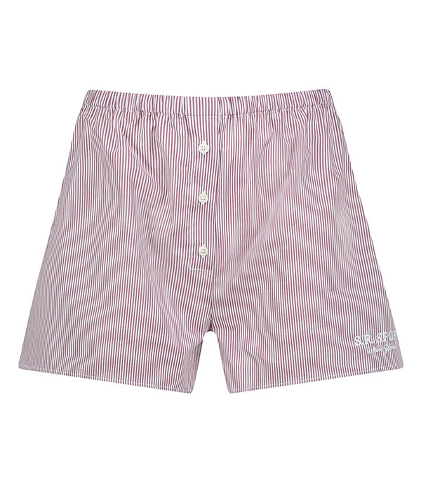 Short S.R. Sport Mini Boxer White Red Stripe Sporty & Rich - Taille L