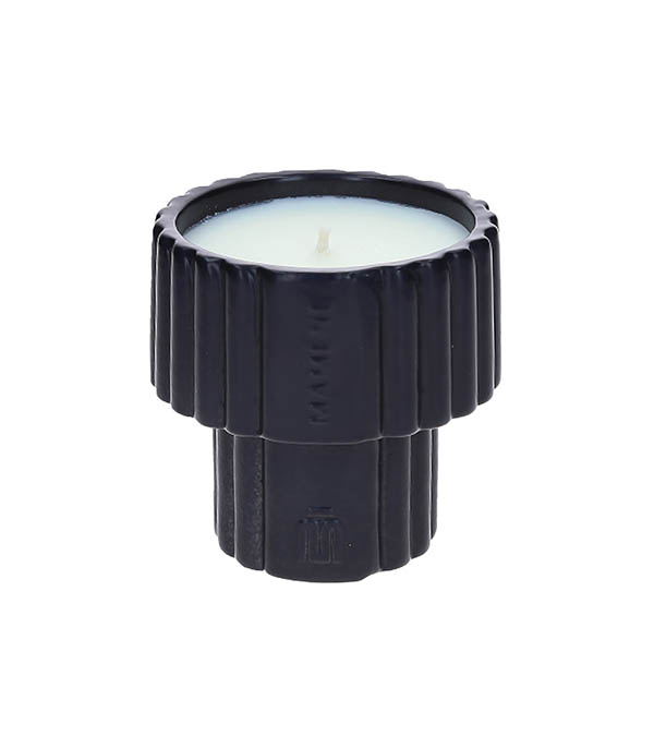 Bougie Podium Andy Noir D'encre Small 100g Mamène Paris