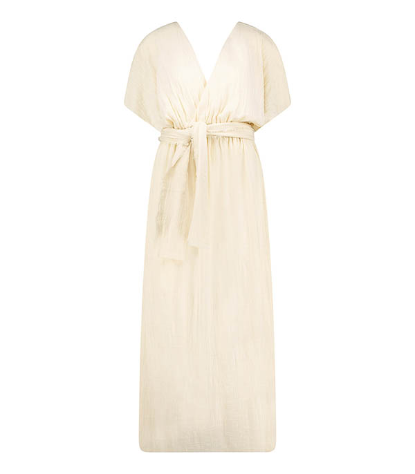 Robe longue Empire Cream Maison Saint Julien - Taille M
