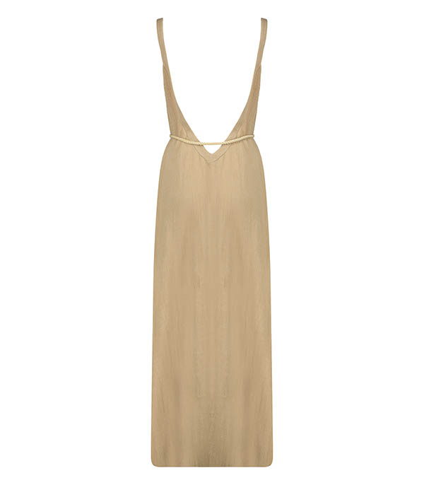 Robe longue Palma de Mallorca Café Latte Maison Saint Julien