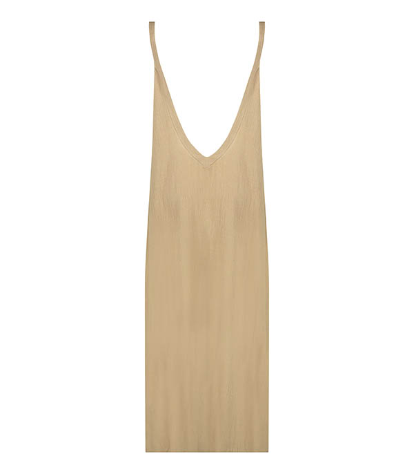 Robe longue Palma de Mallorca Café Latte Maison Saint Julien