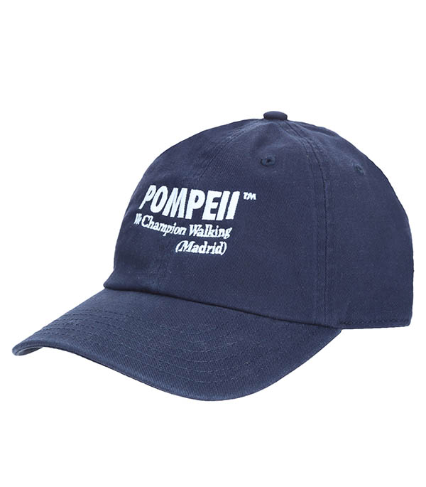 Casquette homme Navy Twill Pompeii Brand - Taille Taille unique à -20%