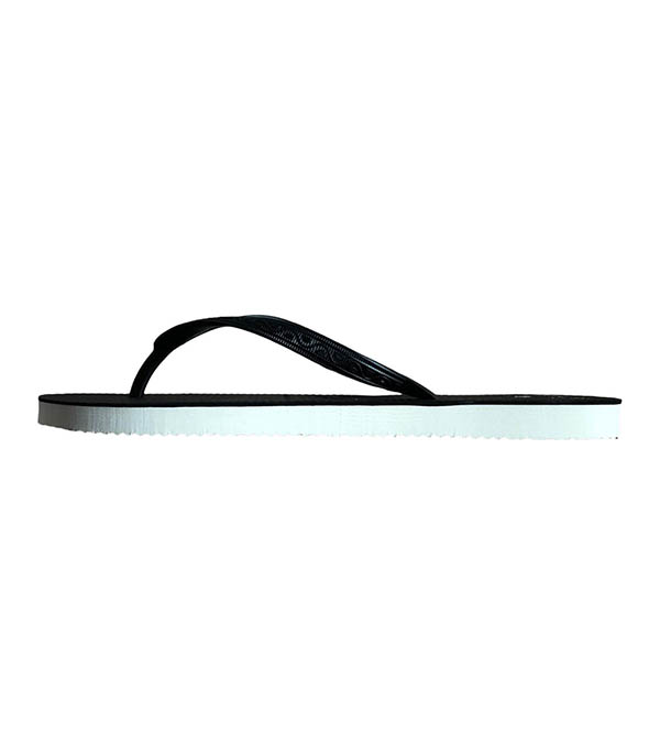 Tongs Héritage Slim x Veronika Loubry Noir Vinyl Beach Originals