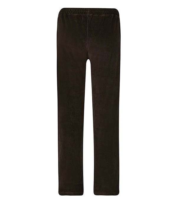 Pantalon de survêtement en velours NY Crest Chocolate/Cream Sporty & Rich