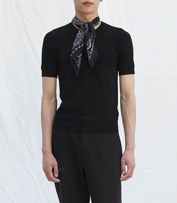 Bandana Black 59 x 59 cm destin