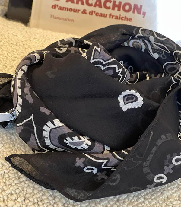 Bandana Black 59 x 59 cm destin