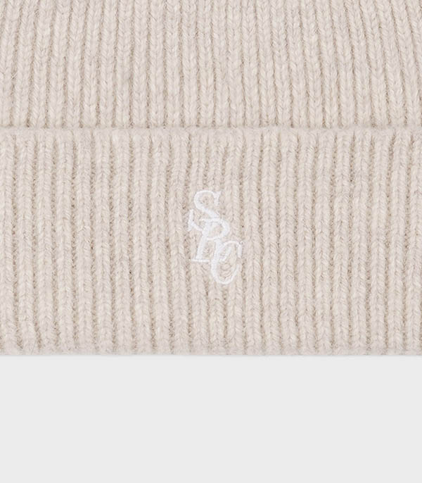 Bonnet en laine SRC Cream/White Sporty & Rich