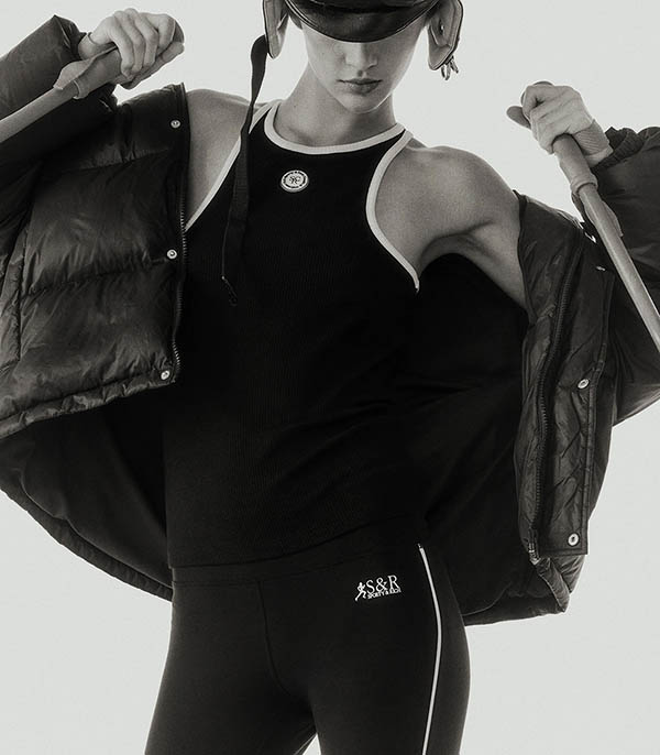 Doudoune Running Hooded Down Black Sporty & Rich