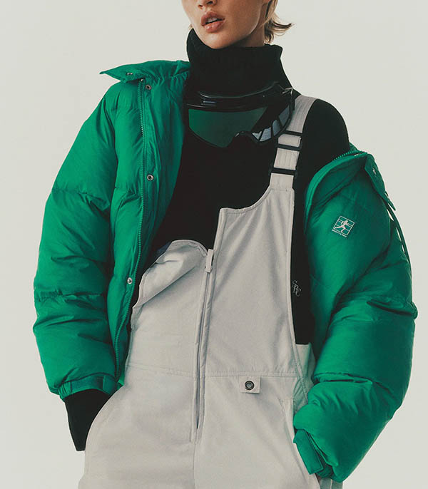 Pull col roulé en laine SRC Cropped Black  Sporty & Rich