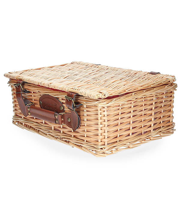 Valisette de Pique-Nique Carreaux Rouges et Blanc Les Jardins de la Comtesse