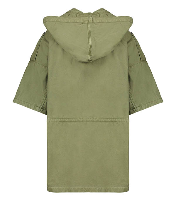 Veste Militaire à Manches Courtes avec Capuche Kiyosu Wild Horses BORO