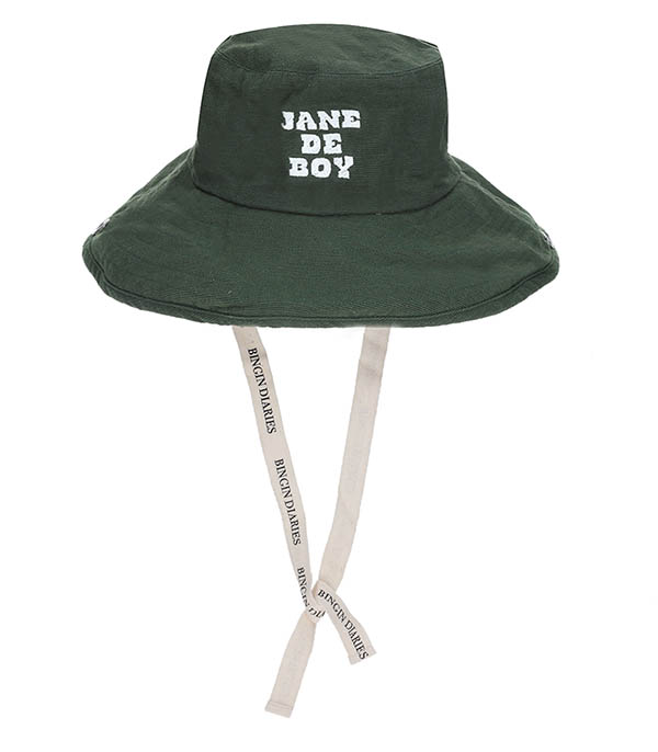 Chapeau The Rimba x Jane de Boy Dark Green Bingin Diaries