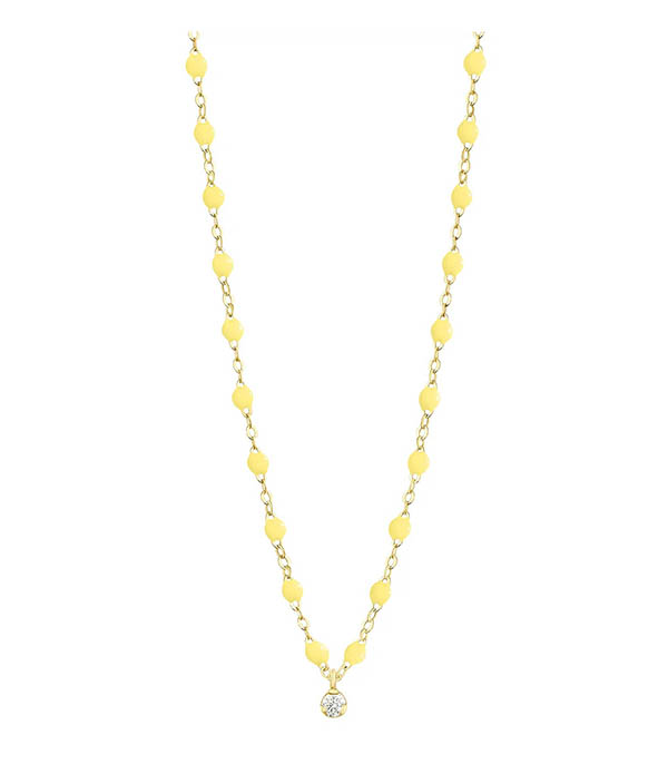 Collier Gigi Suprême 1 Diamant or jaune 42 cm Gigi Clozeau