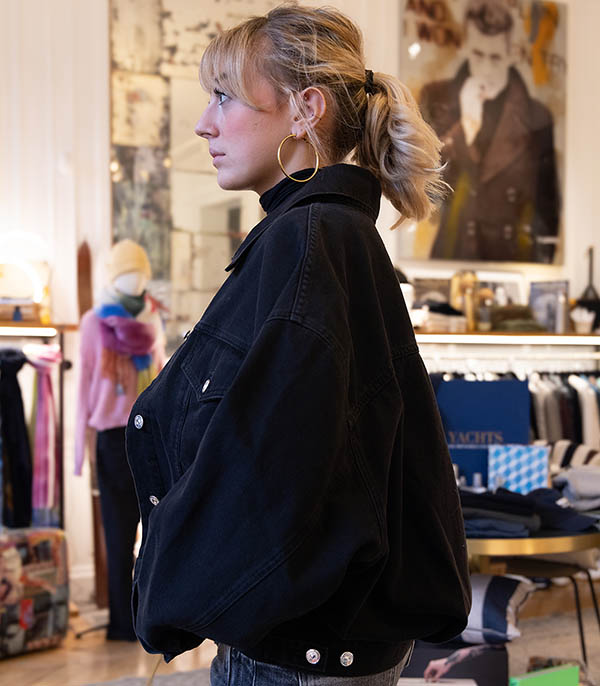 Veste en Denim Emma Noir Nine in the Morning