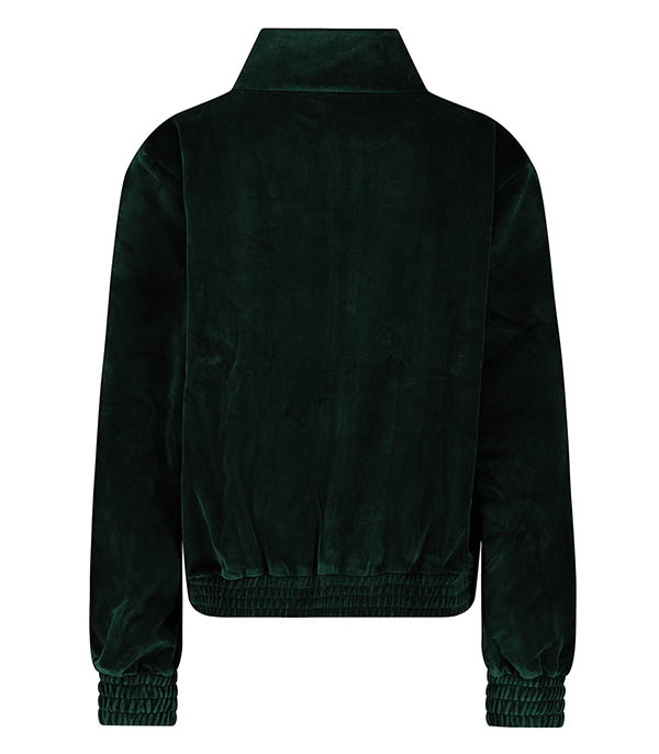 Veste de survêtement NY Crest Velours Forest/Cream Sporty & Rich