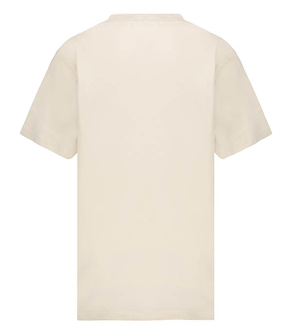 Tee-Shirt Varsity Crest Cream/Chocolate Sporty & Rich