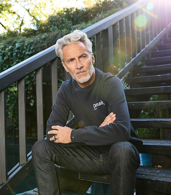 Sweat-shirt homme The Original Heart Embroid Navy Demain, il fera jour