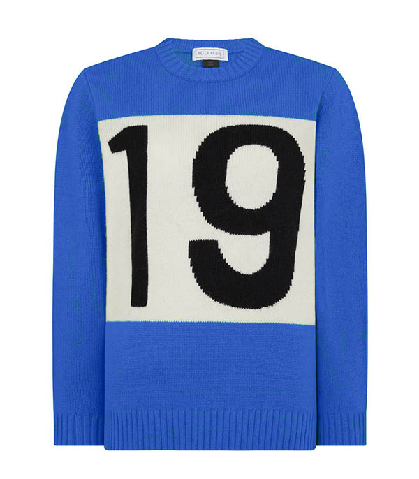 Pull en Laine New Era 1970 Bleu Bella Freud - Taille M