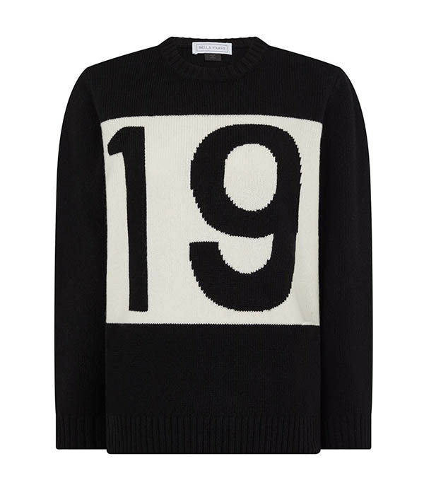 Pull en Laine New Ear 1970 Noir Bella Freud