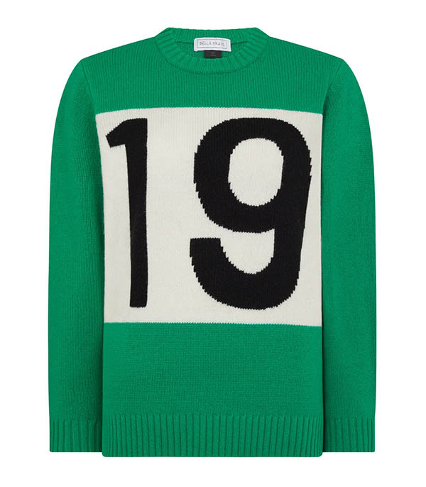 Pull en Laine New Era 1970 Vert Bella Freud