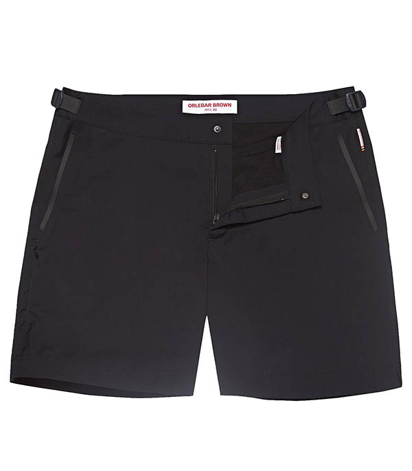 Short de bain homme Bulldog Bonded Graphite Night Iris Orlebar Brown