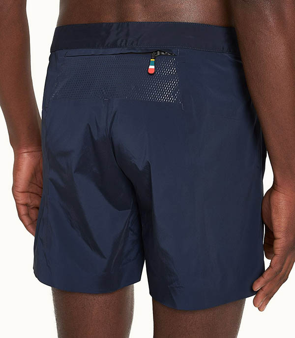 Short de bain homme Bulldog Bonded Graphite Night Iris Orlebar Brown