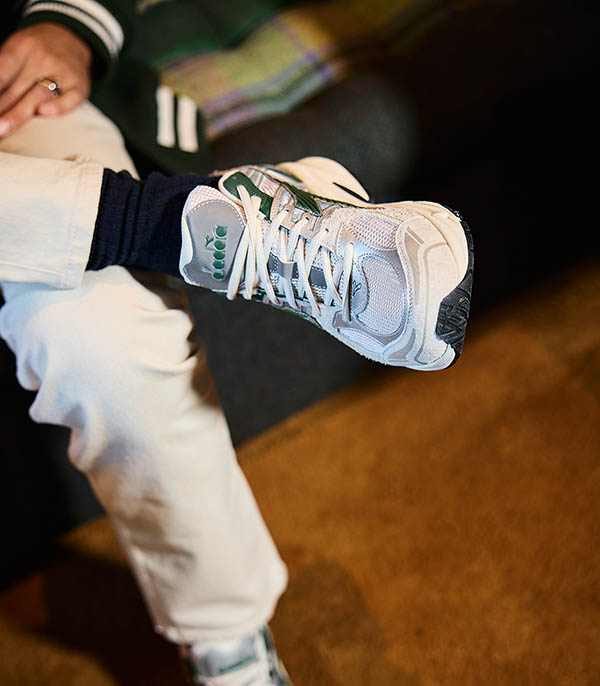 Baskets Mythos Star Gris Clair/Métallique Diadora