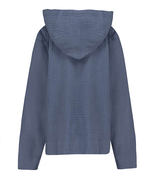 Sweat-shirt Jersey triple Gaze Blue Jean Jane de Boy