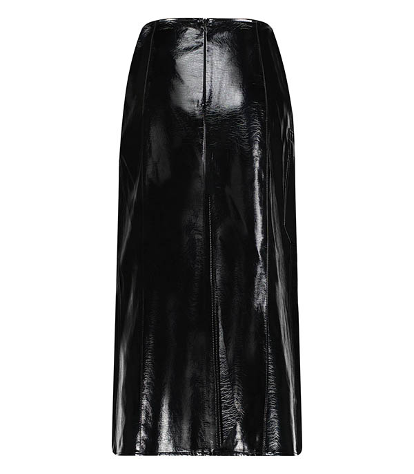 Jupe vernis Martine Noir Roseanna