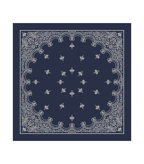 Bandana Judy Carre Cube Navy 90 x 90 cm destin
