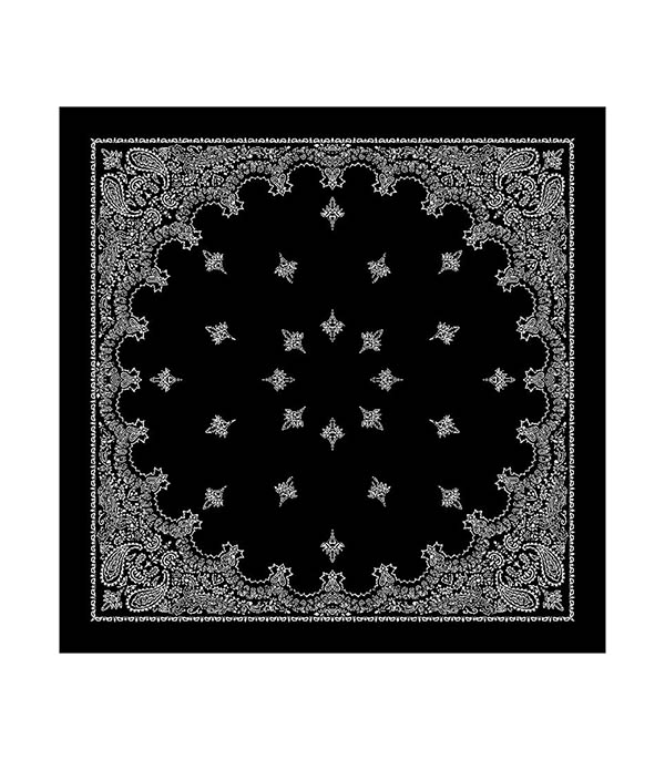 Bandana Noir 90 x 90 cm destin