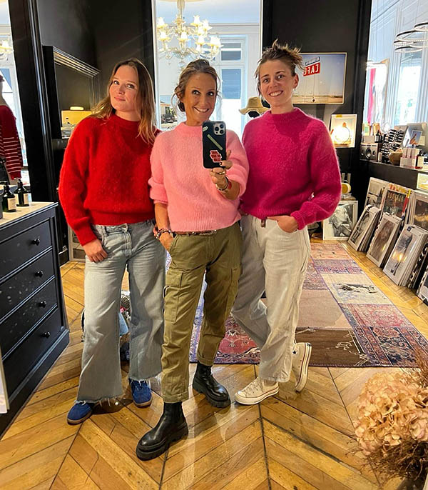 Pull en Mohair Jane Fuchsia Surprise Paris