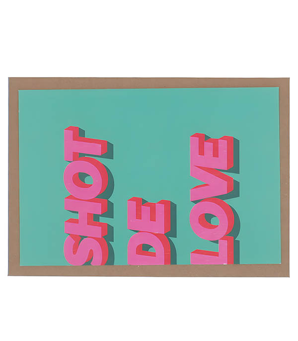 Carte de voeux Shot de Love LES BONNES SOEURS