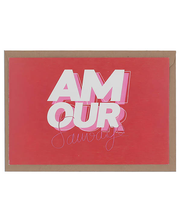 Carte de voeux Amour Sauvage LES BONNES SOEURS