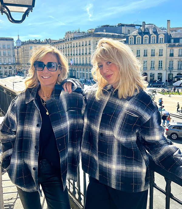 Veste homme Mani La Dessinatrice Noir et Blanc Mii